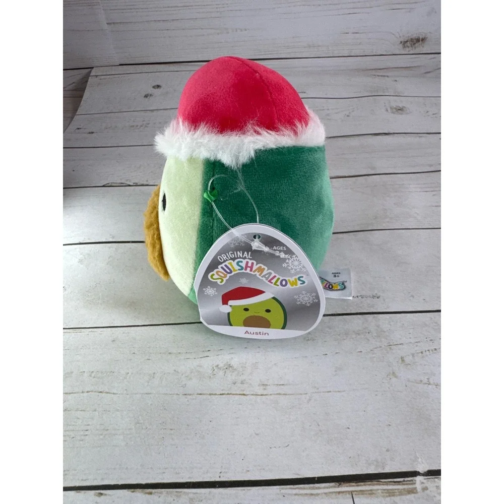Squishmallows Austin Avocado Christmas Plush‎ 4.5